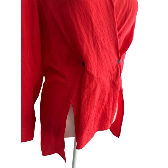 RAG & BONE Red Kimono Detail Long Sleeve Top Size XS - Picture 9 of 9